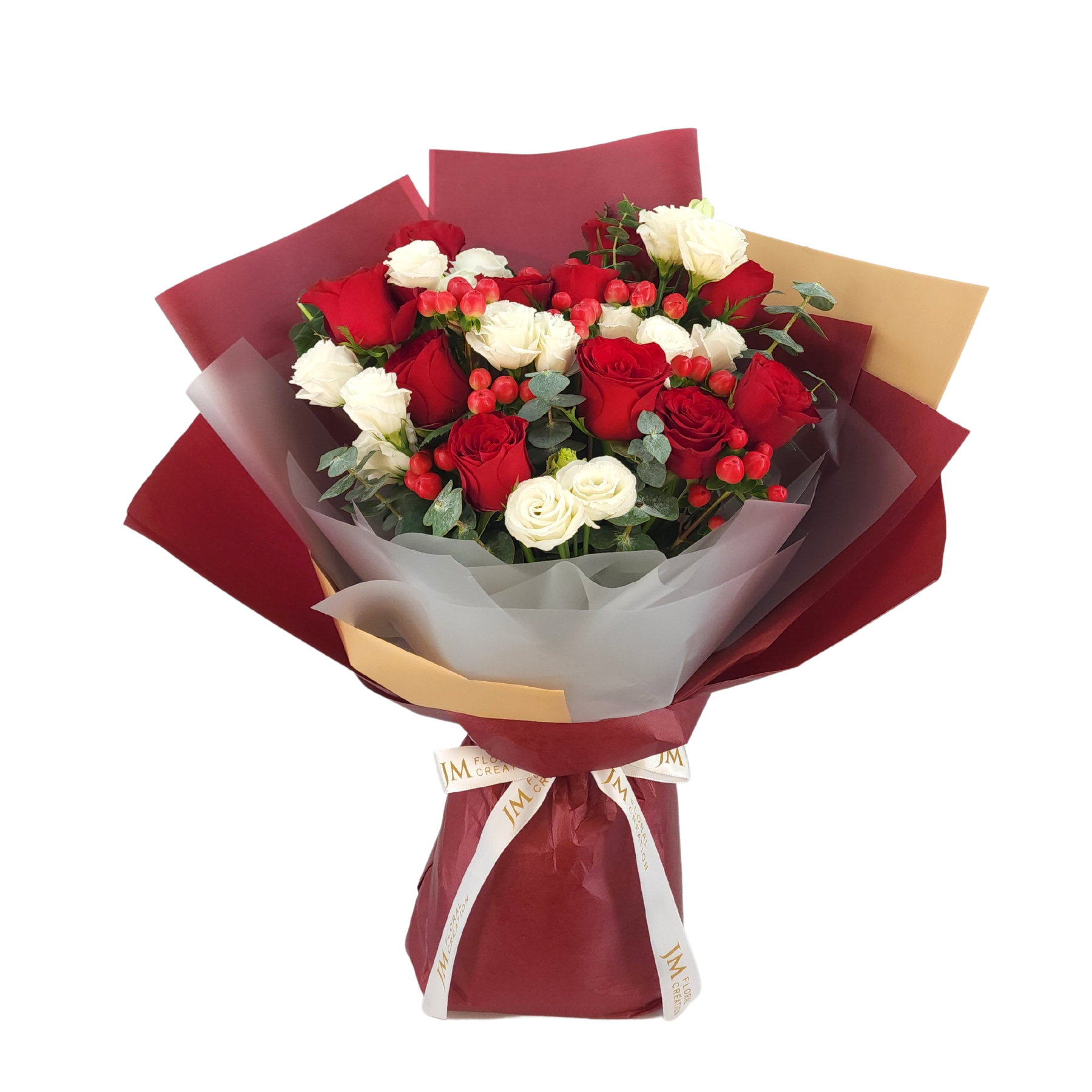 Valentine's Day Dozen White Rose Bouquet With Box & Wine – Valentine's Day  Gifts – New Jersey Blooms - Blooms New Jersey